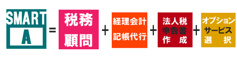 税務顧問、経理会計・記帳代行、法人税申告書作成、オプション